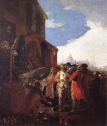 Francisco Goya Fair of Madrid oil